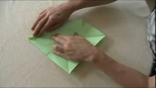 Origami Vogel  flapping Bird  Faltanleitung  Tutorial  Easy [upl. by Skricki768]