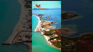 shorts Coco Beach Bizerte Tunisie par drone 4k tunisia [upl. by Ohl]