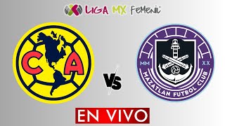 AMERICA VS MAZATLAN EN VIVO  LIGA BBVA MX FEMENIL APERTURA 2024  DONDE VER EN VIVO [upl. by Anaimad819]