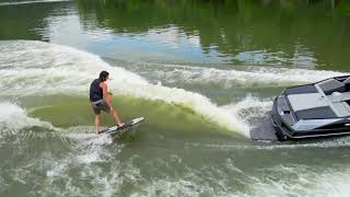 2018 Axis A24  Wakesurfing Review [upl. by Ediva]