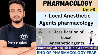 Local anesthetic agents  Local anesthetic pharmacology  Local anesthetic agents depth of biology [upl. by Ttezzil]