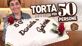 TORTA DA CERIMONIA PER 50 PERSONE Ricetta Facile  Fatto in Casa da Benedetta [upl. by Novrej845]