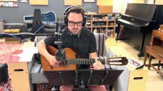 Recording acoustic guitar with Coles 4038 ribbon microphone [upl. by Hightower161]