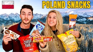 Americans Trying POLISH SNACK FOOD Zakopane Poland [upl. by Hiroshi]