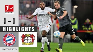 Bayern München gegen Leverkusen 1  1  Highlights  Bundesliga 202425  29th September 2024 [upl. by Germaine]