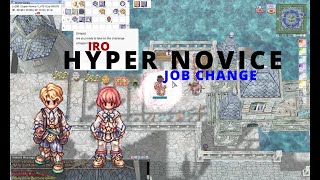 iRO Hyper Novice Job change [upl. by Aiuqcaj]