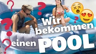 WIR BEKOMMEN EINEN POOL 😵 Roomtour  Update  BibisBeautyPalace [upl. by Marcellus]