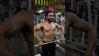 Barbell upright row ￼ shortvideo bodybuilding motivation sorts bodytransformation [upl. by Anyahc]