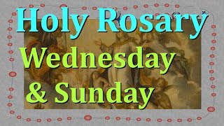 Holy Rosary  GLORIOUS MYSTERIES  Wednesday amp Sunday [upl. by Rhee108]