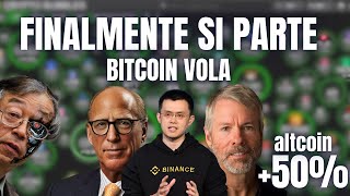 🚀 BITCOIN SI PARTE ➡️ ALTCOIN MOMENTUM Ci siamo ormai TUTTO VERDE 📊 75000 prossimo traguardo 👀 [upl. by Casanova]