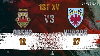 Grens 1st XV vs Hudson 1st XV  Rugby  5 Aug 2023 [upl. by Nylaret350]