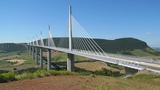 France A75 Viaduc de Millau [upl. by Dnomso]