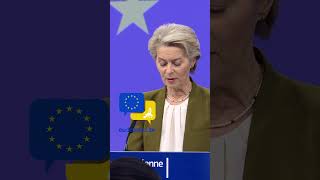 Europe is ready to help VonderLeyen SpainFloods valencia flood climatechange [upl. by Rolyab]