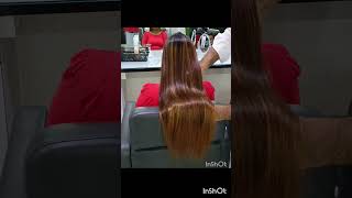 Balayage Hair Transformation Gk Keratin Treatment 😍 shortvideo shorts [upl. by Cornish30]