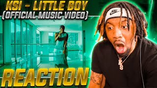 HE DISSED HIS ENTIRE FAMILY  KSI  LITTLE BOY Diss Track REACTION [upl. by Diannne]