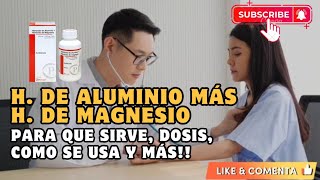 HIDRÓXIDO DE ALUMINIO Y MAGNESIO PARA QUE SIRVE  Antiácidos FARMACOLOGÍA [upl. by Ridan]