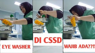 EYE WASHER DI CSSD ⁉️⁉️ [upl. by Ydac]