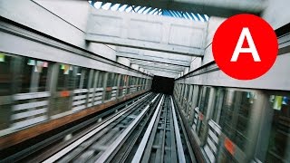 Timelapse rapide Ligne A du Métro de Toulouse [upl. by Kauffman622]