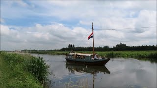 Varen in Delfland langs trekvaarten met trekschuit kano en pontje in 2022 [upl. by Ielerol990]