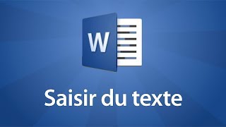 Word 2016  Saisir du texte [upl. by Amitaf]