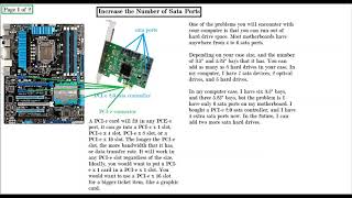 Increase the Number of Sata Ports in Your Desktop Computer [upl. by Aliac]