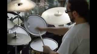 Font Plays Reek Of Putrefaction On Drums Carcass Cover [upl. by Keemahs]