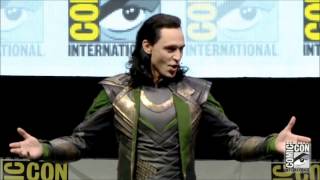 Loki Takes Hall H SDCC 2013 Comic Con FULL appearance [upl. by Lukasz]