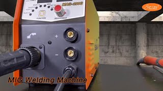 Gasless MIG Welding Machine AC220V Portable With IGBT Inverter [upl. by Holli]