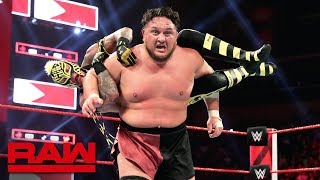 AJ Styles vs Rey Mysterio vs Samoa Joe Raw April 22 2019 [upl. by Names510]