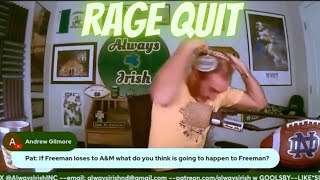 Heated Notre Dame Debate With Live Chat☘️EPIC RAGE QUIT [upl. by Bran]