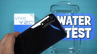 Vivo Y20 Water Test for 60 Seconds  Camera Test amp Charging Test after WaterProof Test [upl. by Starlin]