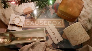 Unboxing CAUSEBOXs Limited Edition Winter Welcome Box [upl. by Amliv]