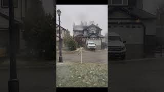 Heavy Wet Snow Event Chestermere Alberta April 29thMay 1st 2024 [upl. by Ahsienet647]