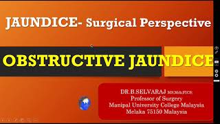 OBSTRUCTIVE JAUNDICE  PROBLEM ORIENTED APPROACH [upl. by Ronile]