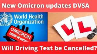 What will happen to driving test with new Omicron virus [upl. by Cadal64]