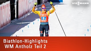 Biathlon Highlights  WM Antholz Teil 2 [upl. by Marcos]