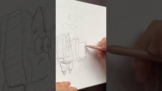 Dibujo Bob Esponja vende Chocolate  Parte 1 shorts [upl. by Ranice]