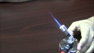 Blazer Gas Burner Table Top Butane Torch Lighter [upl. by Aelhsa]