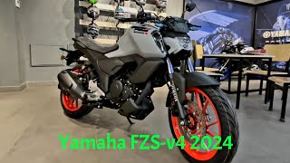 FZS v4  Yamaha FZS v4 2024  Yamaha FZS v4 New Model 2024 Bike Look [upl. by Marv]