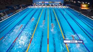 Final 800 libre femenino Ledecky récord del mundo [upl. by Milda]