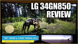 LG 34GN850 Review  Best Ultrawide Gaming Monitor 2020 [upl. by Edalb728]