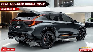 AllNew 2026 Honda CRV Revealed A Closer Look at the Redesigned Refined and Ready SUV [upl. by Grewitz]