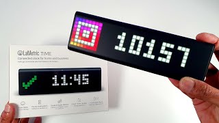 LaMetric Time Smart WIFI Clock Unboxing and Review  Expensive Price But Is It Worth It [upl. by Trudey459]