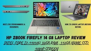 HP Zbook Firefly 14 G8 Laptop Review 2024 [upl. by Capwell]