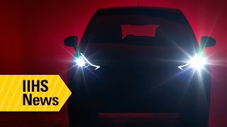 Firstever IIHS headlight ratings  IIHS News [upl. by Ahsinna94]