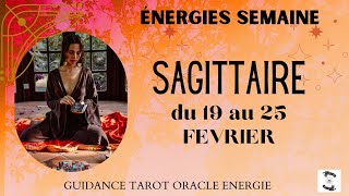 🔥SAGITTAIRE du 19 au 25 FEVRIER🌸message pour toisagittairehebdo [upl. by Norda]