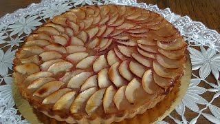 Tarte aux pommes  حلوى بالتفاح على طريقة المحلات [upl. by Dorraj455]