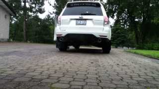 Nameless Performance Axle Back exhaust on 2013 Forester 25X Touring non turbo [upl. by Ahrendt]