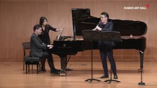 Wooyun Kim Plays Max Bruch  Romanc for viola and piano Arr for Clarinet and Piano [upl. by Greyso]