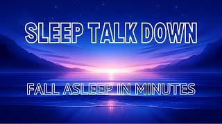 Sleep Hypnosis for Deep Sleep  Relaxing male voice with crackling fire [upl. by Kcirtapnhoj868]